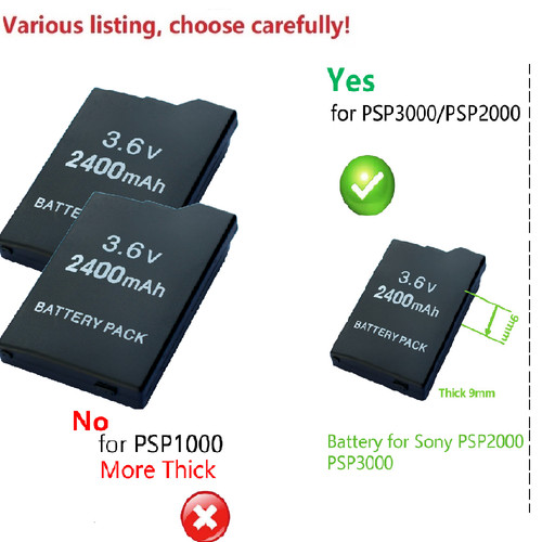 Batteria per psp - slim, &