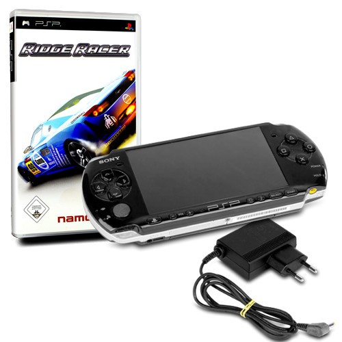 Psp console 3004 slim - console, nera